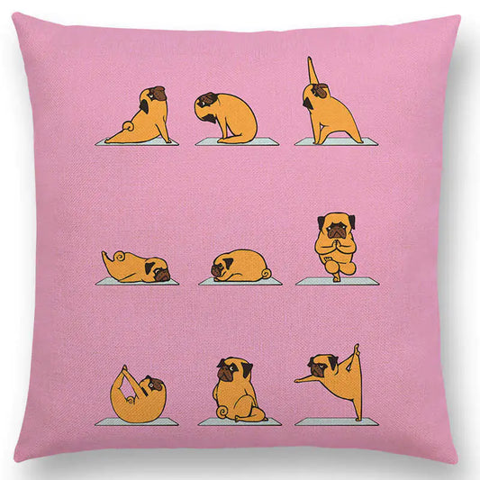 Dog Print Pillowcase